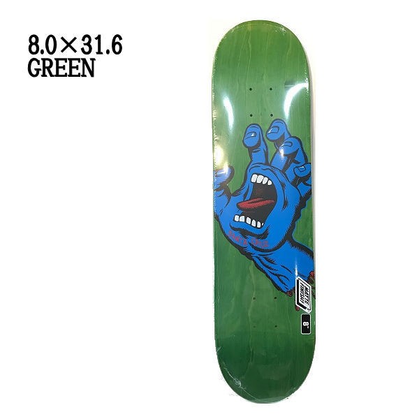 Santa Cruz サンタクルーズ Deck デッキ Screaming Hand Matte Skateboard Deck スケボー デッキ スケートボード 8 25 8 0 7 8 7 75の通販はau Pay マーケット Surf Snow 54tide