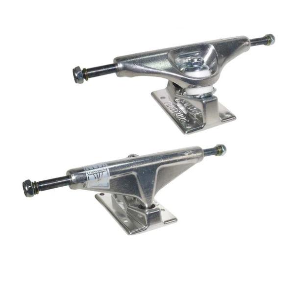 【VENTURE】ベンチャー トラック TITANIUM TRUCK POLISHED チタン トラック スケートボード スケボー 軽量 5.2/High シルバー（セット販売）_1