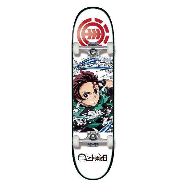 【ELEMENT】エレメント 鬼滅の刃 スケートボード デッキ KIMETSU TANJIRO 2 COMPLETE SKATEBOARD コンプリート 板 大人 完成品 8.0インチ