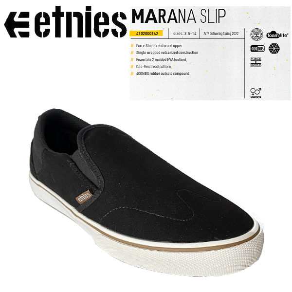 etnies】エトニーズ MARANA SLIP マラナ スリッポン メンズ スケート