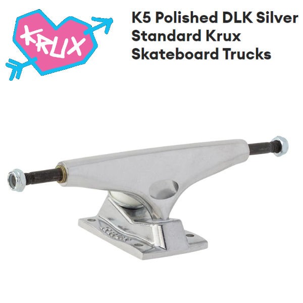 KRUX TRUCKS】クラックストラック K5 Polished DLK Silver Standard