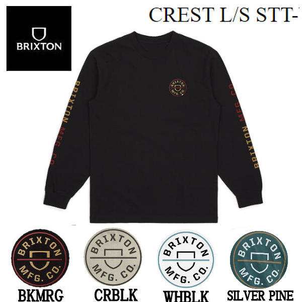 BRIXTON】ブリクストン 2022秋冬 CREST L/S STT メンズ ロングスリーブ