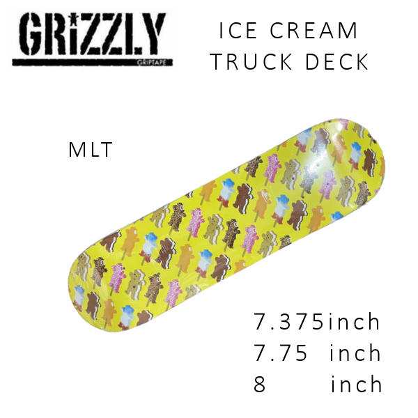 店舗限定品 GRIZZLY 7.75 グリズリー デッキ スケボー | yasnabeauty.com