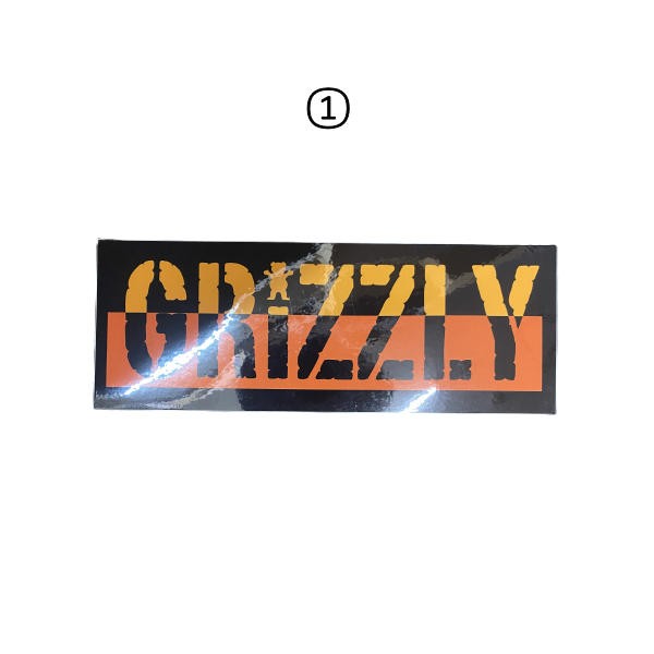 GRIZZLY】グリズリー XL STAMP STICKER ステッカー ベアー シール