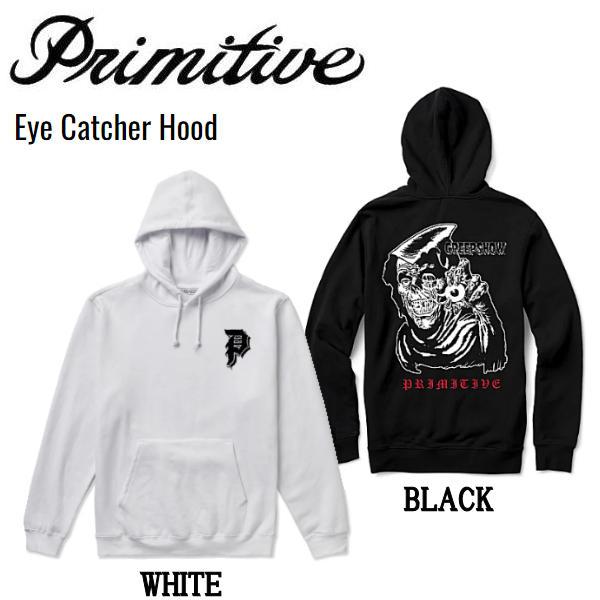 【Primitive】プリミティブ 2022秋冬 Eye Catcher Hood Creep Show パーカー メンズ 長袖トップス