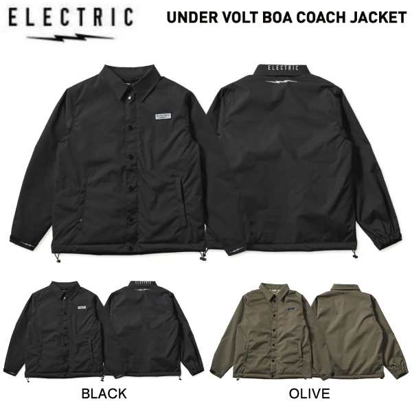 【ELECTRIC】エレクトリック 2023秋冬 UNDER VOLT BOA COACH JACKET メンズ ボアコーチジャケット アウター