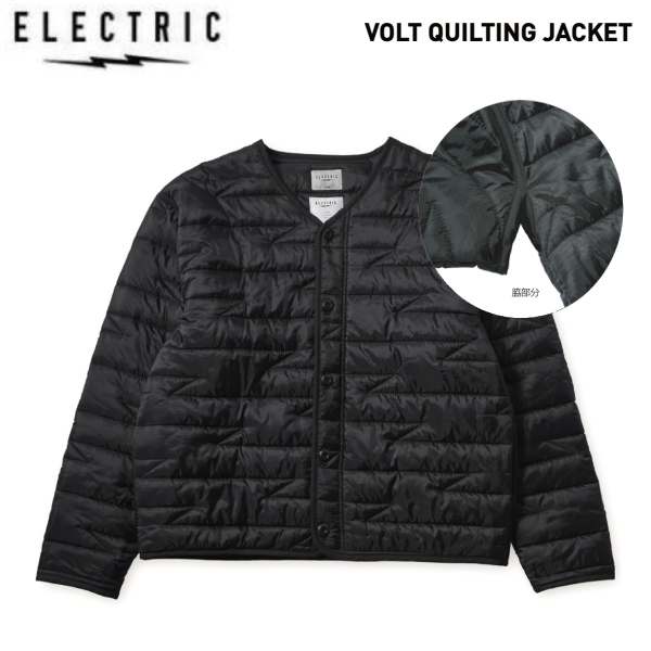 【ELECTRIC】エレクトリック 2023秋冬 VOLT QUILTING JACKET メンズ キルティングジャケット アウター