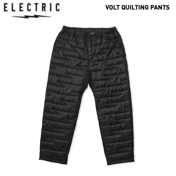 【ELECTRIC】エレクトリック 2023秋冬 VOLT QUILTING PANTS メンズ キルティングパンツ ボトムス 長ズボン