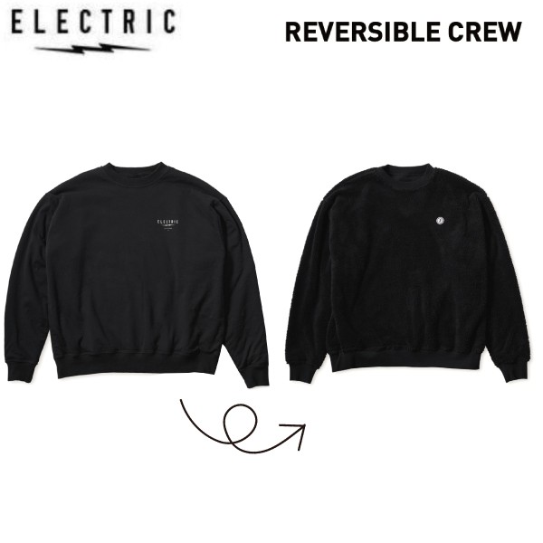 【ELECTRIC】エレクトリック 2023秋冬 REVERSIBLE CREW メンズ トレーナー リバーシブル トップス 長袖