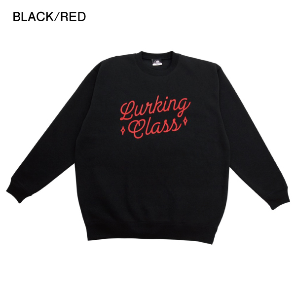 LURKING CLASS】ラーキングクラス 2023秋冬 CURSIVE LOGO CREW メンズ