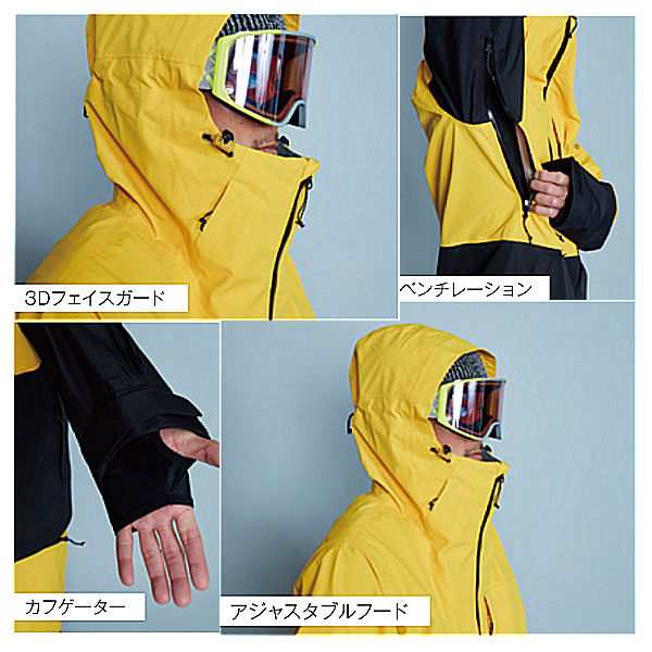 SCAPE】エスケープ 2021/2022 POW JACKET メンズ スノージャケット アウター スノーウェア スノーボード ウィンターウェア