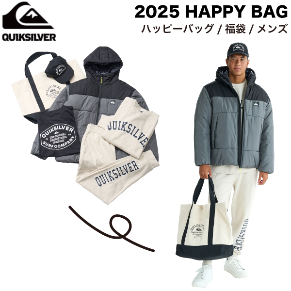 【QUIKSILVER】クイックシルバー 2025 QS HAPPY BAG メンズ 6点セット 福袋 ハッピーバッグ トップス アウターの通販は