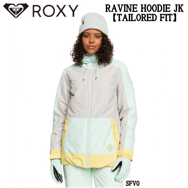 【ROXY】ロキシー 2022-2023 RAVINE HOODIE JK 【TAILORED FIT】10K レディース スノージャケット レトロな雰囲気が目を引く