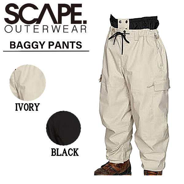 最終販売です 2023/2024 エスケープ BAGGY PANTS メンズ レディース