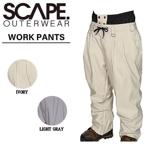 SCAPE】2023/2024 エスケープ WORK PANTS メンズ レディース ワーク ...