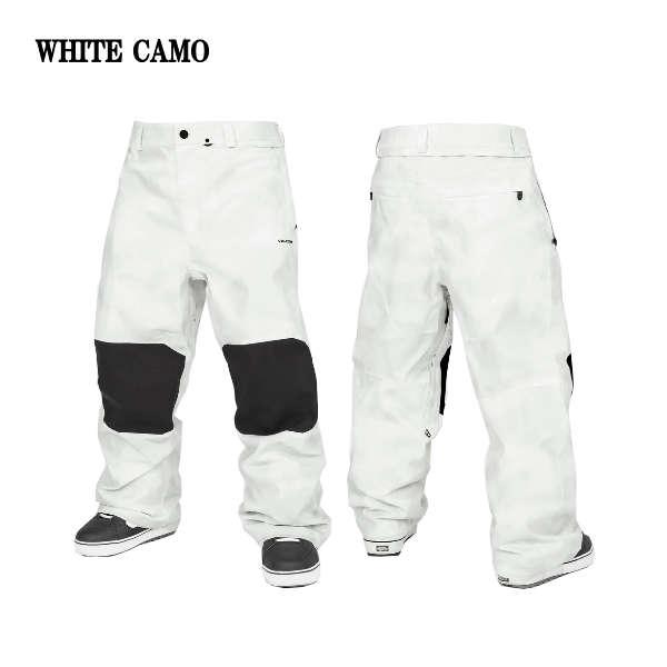 VOLCOM スノボードウェア　パンツ　WHITE CAMO VOLCOM スノボードウェアパンツWHITE CAMO