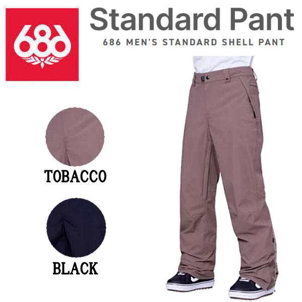 【686】2023/2024 シックスエイトシックス STANDARD SHELL PANT メンズ パンツ ボトムス スノーウェア