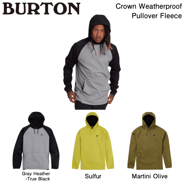 【BURTON】2023/2024 Mens Crown Weatherproof Pullover Fleece メンズ パーカー 長袖トップス 耐水 スノーボードの通販は 7,622円