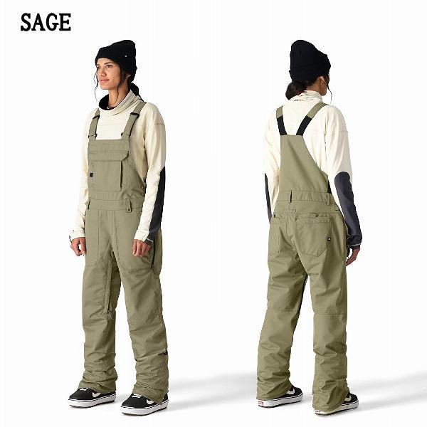 686】シックスエイトシックス レディース スノーパンツ ビブパンツ