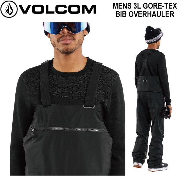 【VOLCOM】ボルコム 2023/2024 MENS 3L GORE-TEX BIB OVERHAULER メンズ ビブパンツ スノーパンツ ウェア スノーボードの通販は