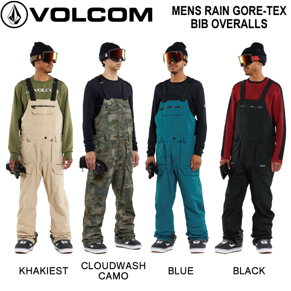 【VOLCOM】ボルコム GORE-TEX メンズ ゴアテックス ビブパンツ スノーウェア オーバーオール スノーボード スキー ズボン