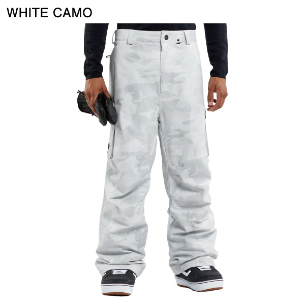 VOLCOM スノボードウェア　パンツ　WHITE CAMO VOLCOM スノボードウェアパンツWHITE CAMO