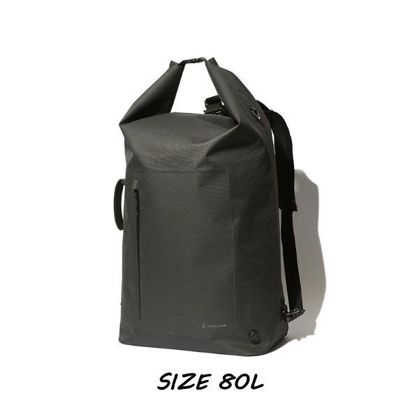 【 PEAK】スノーピーク 2021 4Way Dry Bag L One Black 80L アウトドア Water Proofシリーズ SNOW PEAK】スノーピーク 2021 4Way Dry Bag L One Black 80L