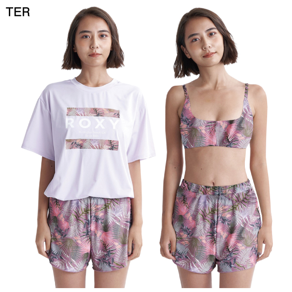 【新品タグ付】ROXY 2024春夏 ラッシュガード ROXY 2024春夏 ロキシー レディース マリン ラッシュガード