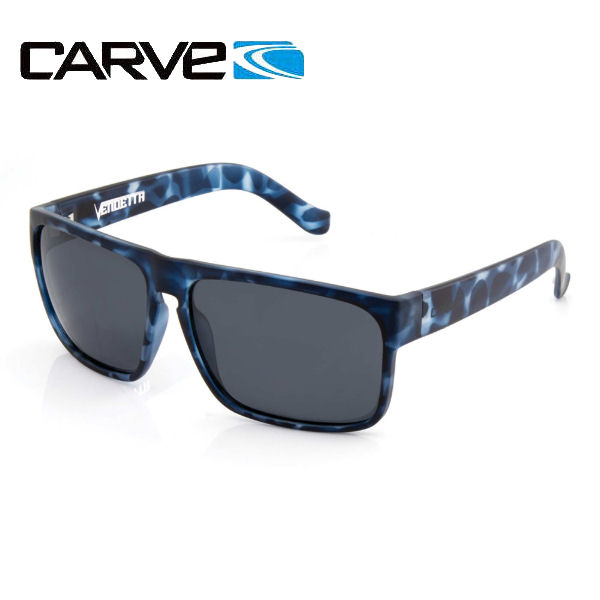 【CARVE】カーブ VENDETTA MATT BLUE TORT/ Grey Pola サングラス サーフィン 釣り アウトドア スノーボード【正規品】の通販は