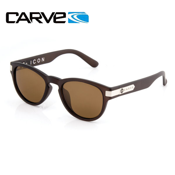 【CARVE】カーブ ICON MATT BROWN TRANS/BRONZE POLA サングラス サーフィン 釣り アウトドア スノーボード【正規品】の通販は 5,174円