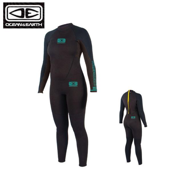 OCEAN ＆ EARTH LADYS  3/2mm フルスーツ　サイズM OCEAN＆EARTH】オーシャン＆アース LADIES 3×2mm レディース