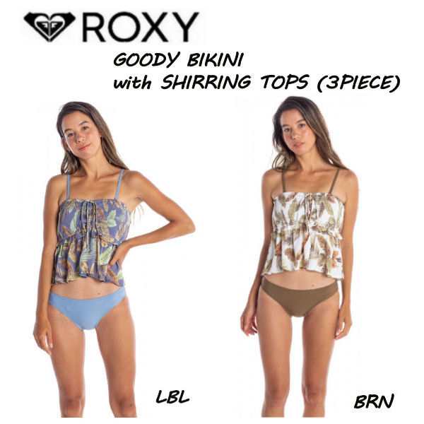 ROXY】ロキシー 2021春夏 GOODY シャーリングトップス付き ビキニ ３点 セット レディース ビキニ アウトドア キャンプ  サーフの通販はau PAY マーケット surfsnow 54TIDE au PAY マーケット－通販サイト