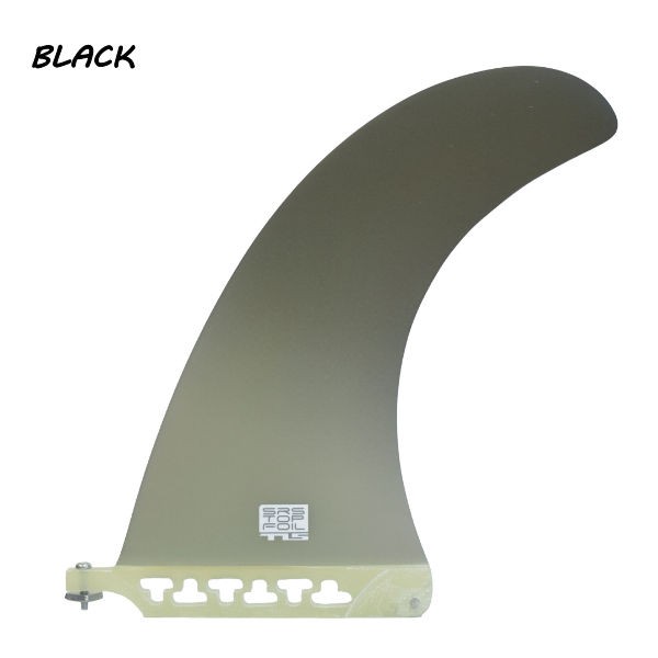 【TOOLS】SRS TOP FOIL LONG SINGLE FIN BLACK 6トゥールス シングルフィン ツールス マリンスポーツ フィン サーフィン