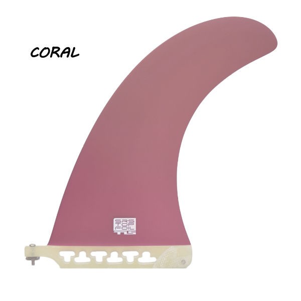 【TOOLS】SRS TOP FOIL LONG SINGLE FIN CORAL 6トゥールス シングルフィン ツールス マリンスポーツ フィン サーフィン