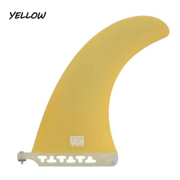 【TOOLS】SRS TOP FOIL LONG SINGLE FIN YELLOW 6トゥールス シングルフィン ツールス マリンスポーツ フィン サーフィン