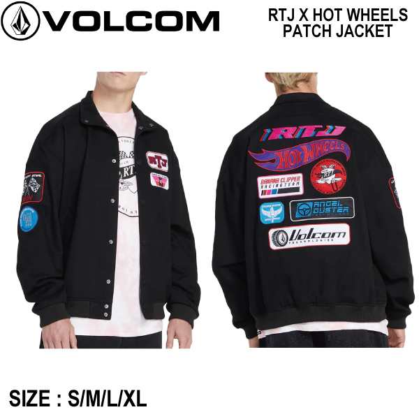 VOLCOM■Hot Wheels Patch Jacket■送料込 VOLCOM】ボルコム 2023秋冬 RTJ X HOT WHEELS PATCH JACKET