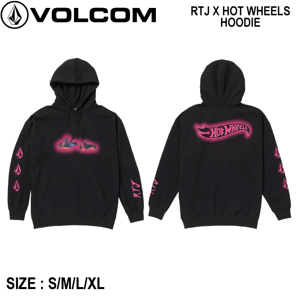 VOLCOM■Hot Wheels Patch Jacket■送料込 WELDER ZIP HOOD - BLACK – Volcom Japan