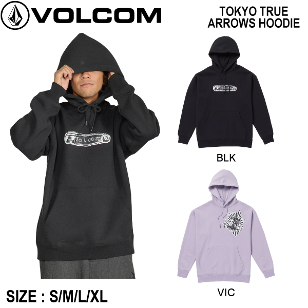 【VOLCOM】ボルコム 2023秋冬 TOKYO TRUE ARROWS HOODIE メンズ プルオーバーパーカー フード トップスの通販は 8,082円