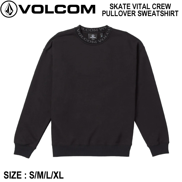 【VOLCOM】ボルコム 2023秋冬 SKATE VITAL CREW PULLOVER SWEATSHIRT メンズ トレーナー 長袖トップスの通販は