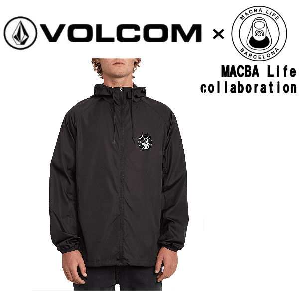 Volcom ボルコム 春夏 Mblxvlcm Windbreaker Macba Life コラボ メンズ ウインドブレーカー スケートボード S M L Xl ブラック の通販はau Pay マーケット Surf Snow 54tide