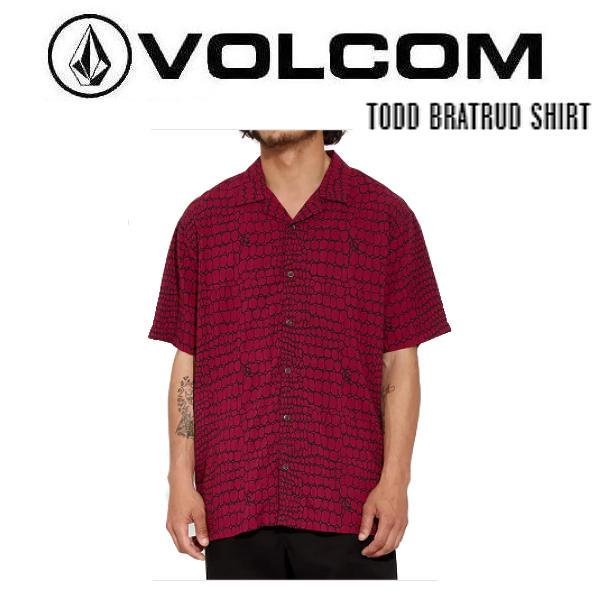 VOLCOM】ボルコム 2023春夏 TODD BRATRUD SHIRT メンズ シャツ 半袖