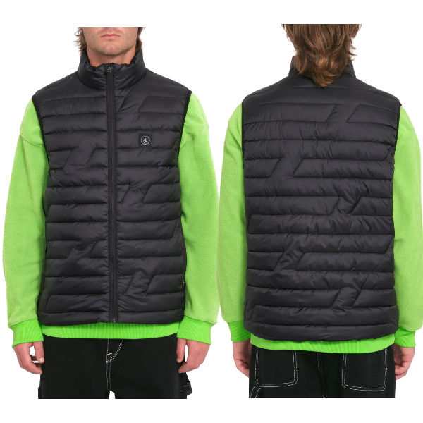 【VOLCOM】ボルコム 2024秋冬 Weestone Puff Vest メンズ ダウンベスト アウター 撥水 軽量 ストリートの通販は