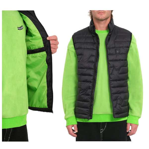 【VOLCOM】ボルコム 2024秋冬 Weestone Puff Vest メンズ ダウンベスト アウター 撥水 軽量 ストリートの通販は