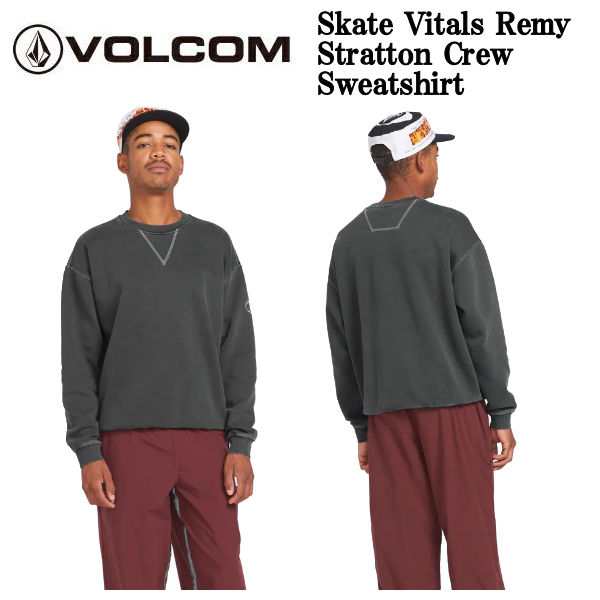 【VOLCOM】ボルコム 2024秋冬 Skate Vitals Remy Stratton Crew Sweatshirt メンズ スウェットシャツ