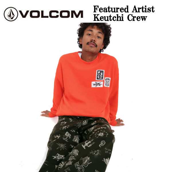 【VOLCOM】ボルコム 2024秋冬 Skate Vitals Remy Stratton Crew Sweatshirt メンズ スウェットシャツ