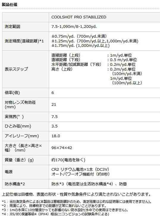 送料無料】Nikon・ニコンゴルフ用レーザー距離計 COOLSHOT PROII