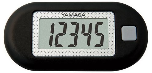 YAMASA ポケット万歩 EX-150BK 歩数計 見やすい表示 かんたん使用の万歩計