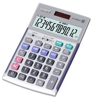 【ポスト投函で送料無料】CASIO カシオ JS-20WKA-SR-N 本格実務電卓 検算
