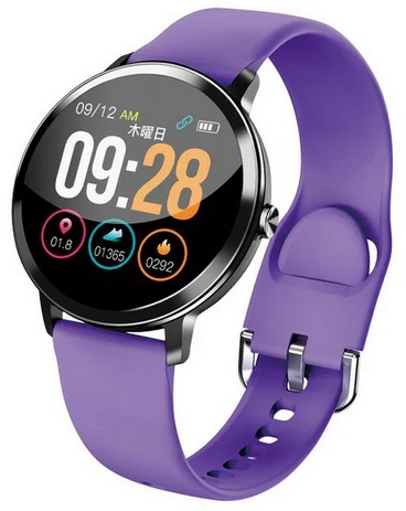 【送料無料】【国内正規品】 スマートR  スマートウォッチ B-20 パープル  【ラッピング無料】 5,447円