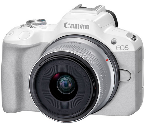 【送料無料】Canon・キヤノン EOS R50（ホワイト）・RF-S18-45 IS STM レンズキット